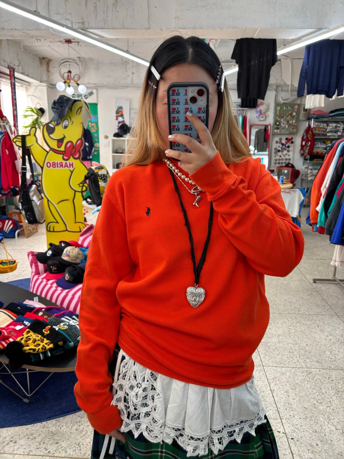 Vintage Polo Waffle Top 상품이미지5