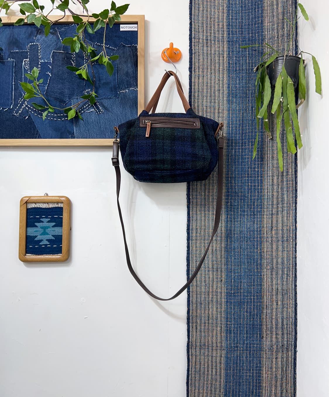 HARRIS TWEED Black Watch Bag 상품이미지2