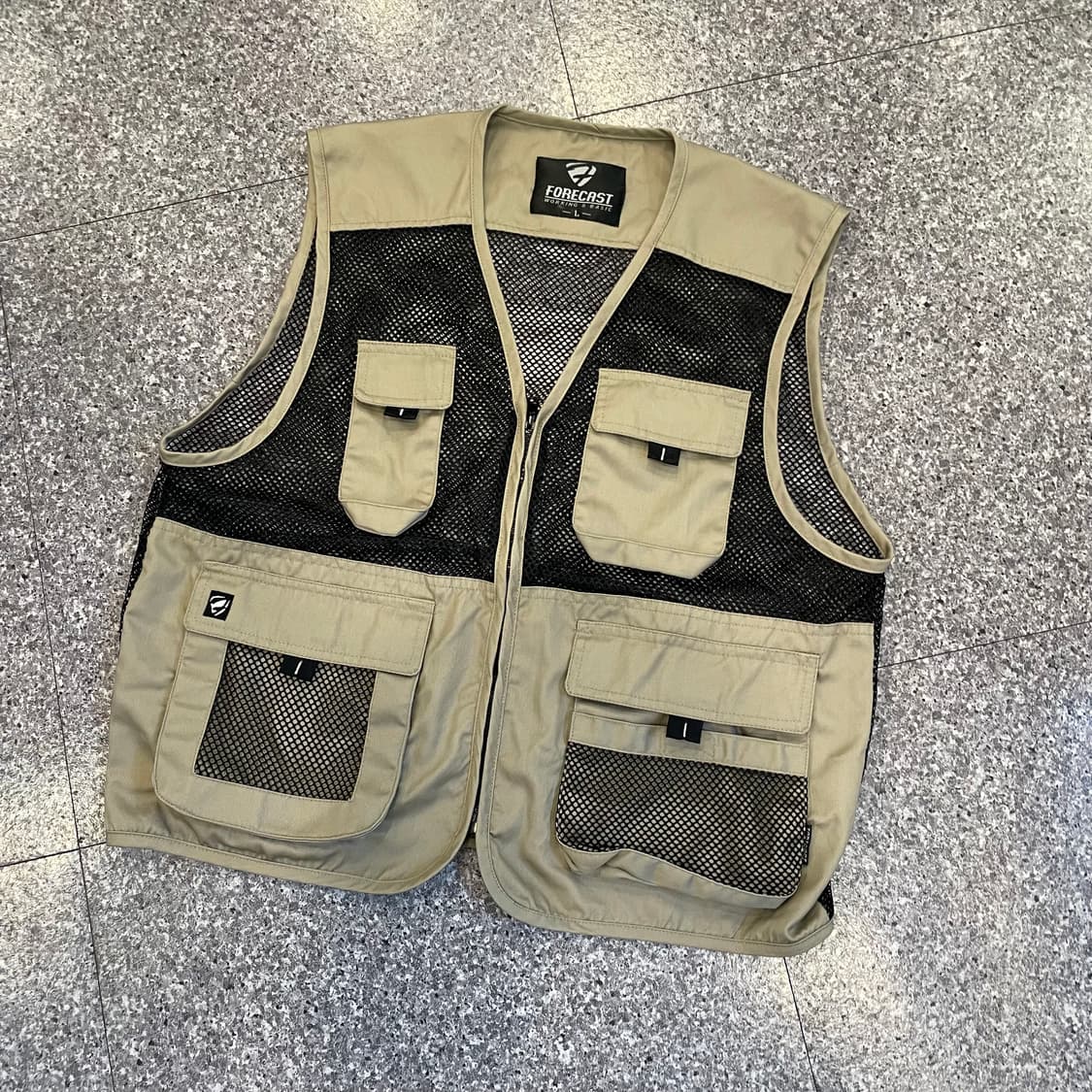 빈티지 매쉬 피싱 베스트 조끼 상품이미지2