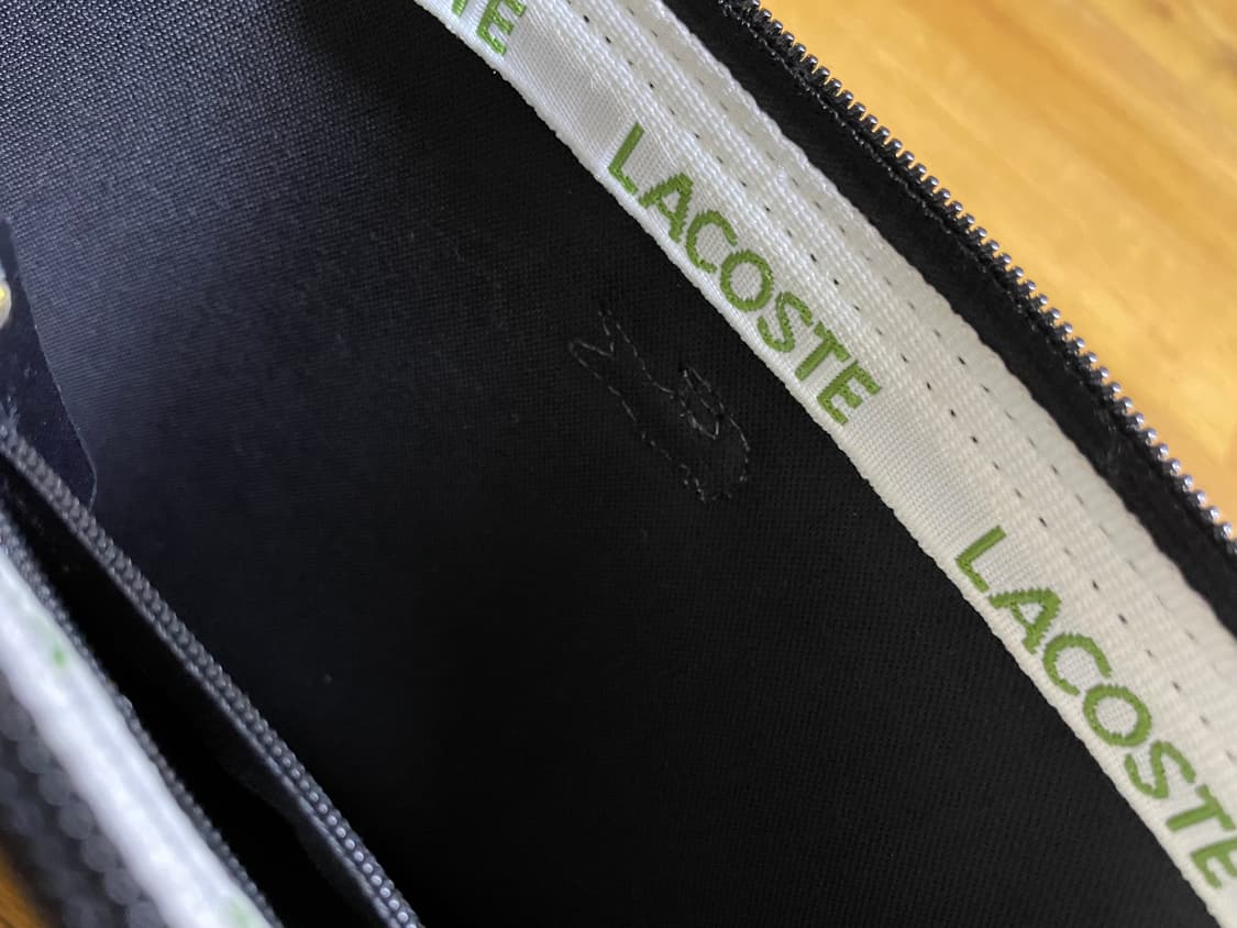 라코스테 pvc 클러치백 블랙 상품이미지6