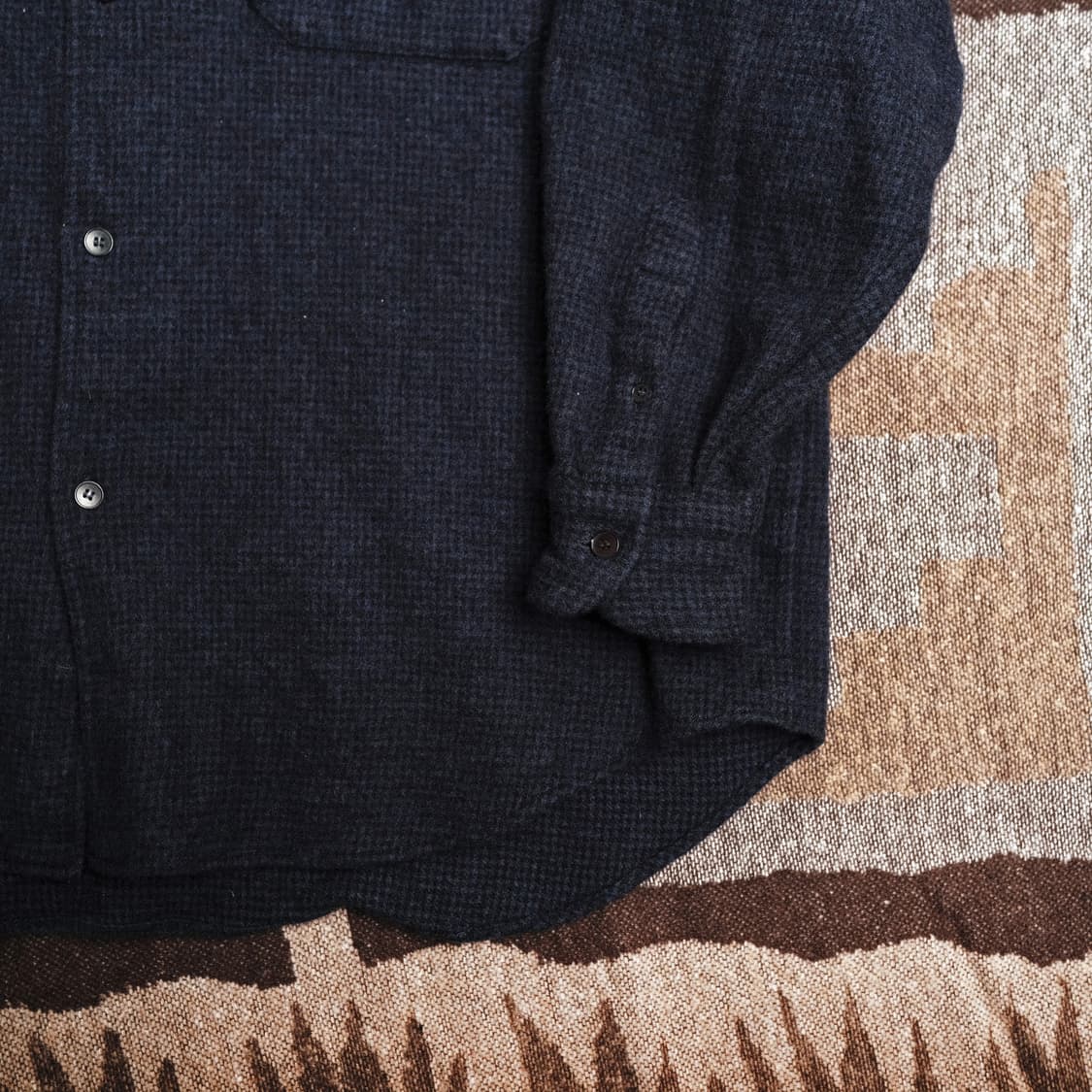 코모리 울 캐시미어 CPO셔츠 2사이즈 (추천 55-66) 상품이미지5