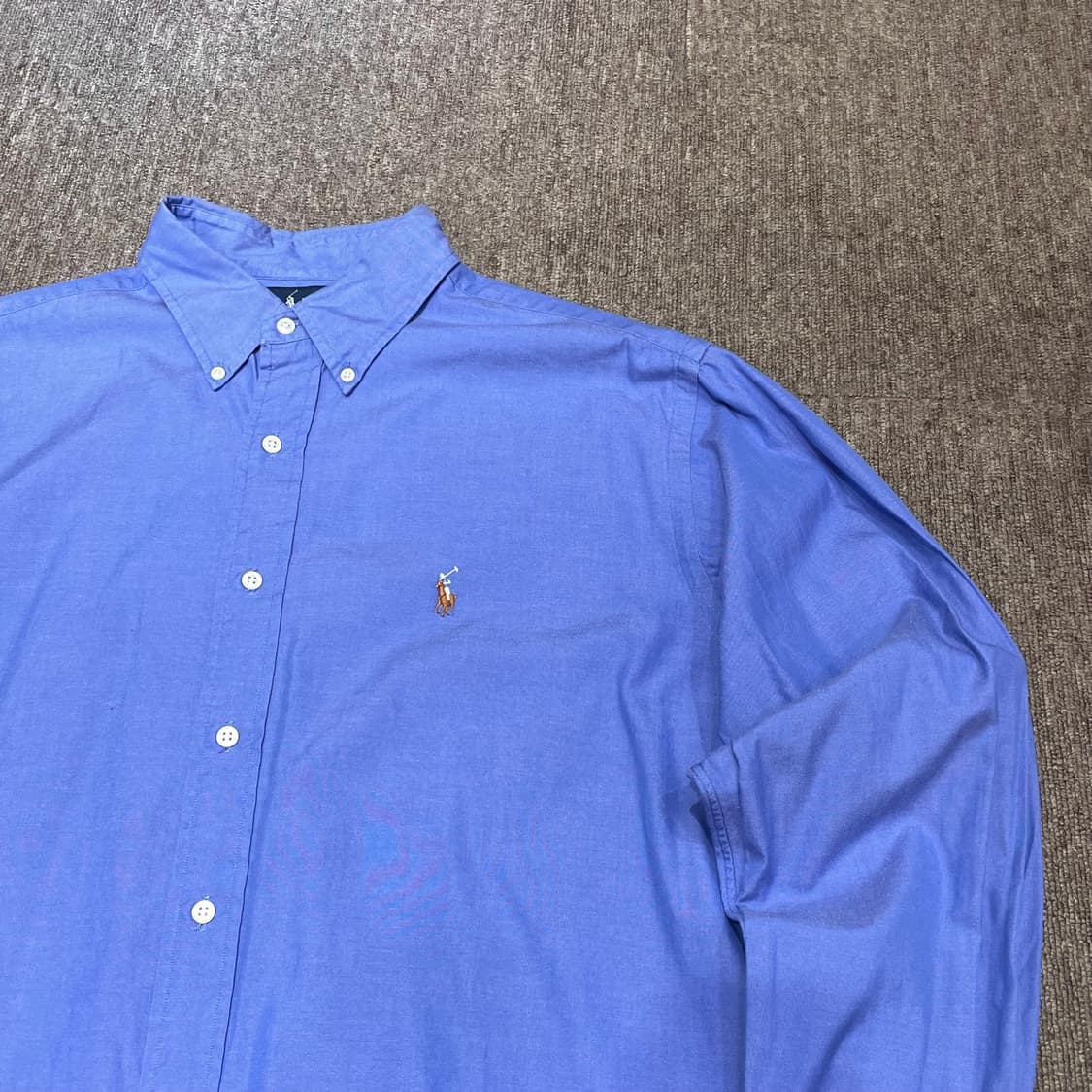 (16 1/2) POLO 폴로 랄프로렌 솔리드 셔츠 야머스핏 상품이미지5