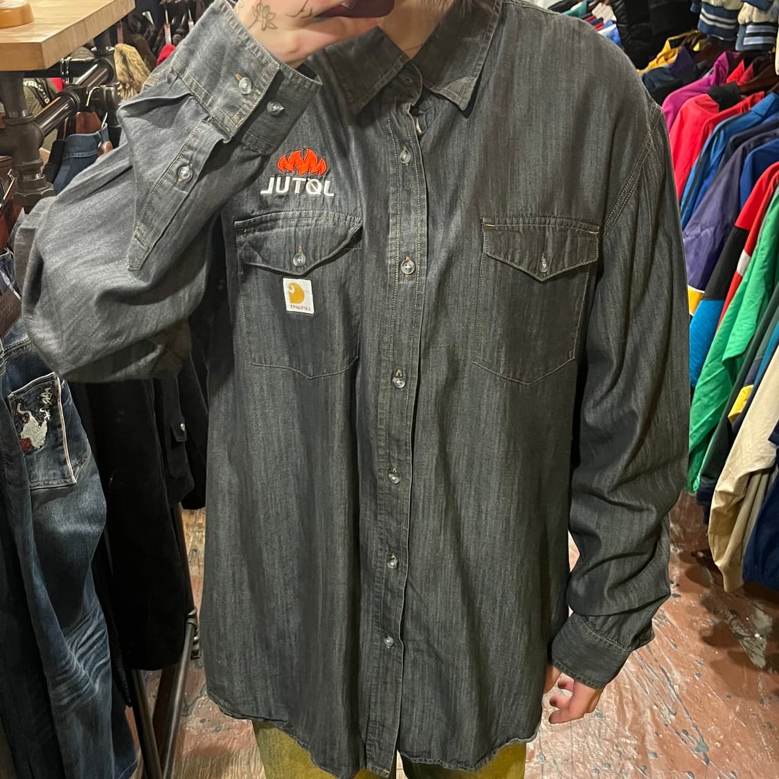 [HI] 칼하트 데님 셔츠 상품이미지2