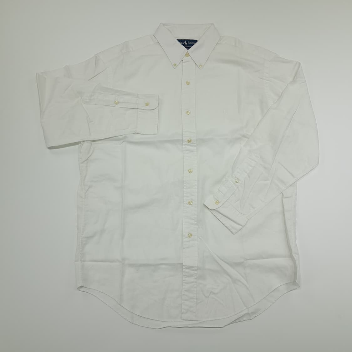 CN805 2XL 폴로 랄프로렌 화이트 긴팔 셔츠 남방 상품이미지2