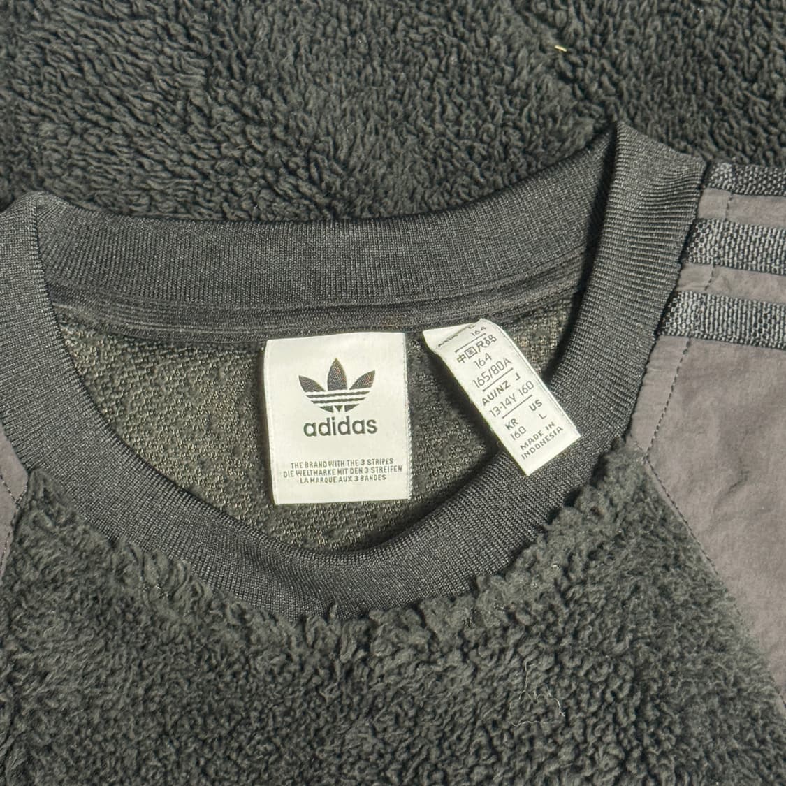 아디다스 테디 크루 플리스 맨투맨 상품이미지4