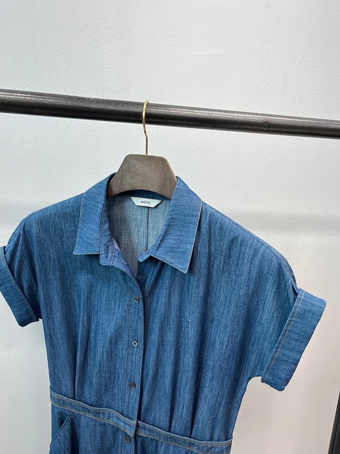 여) 헤지스 데님 원피스 상품이미지6