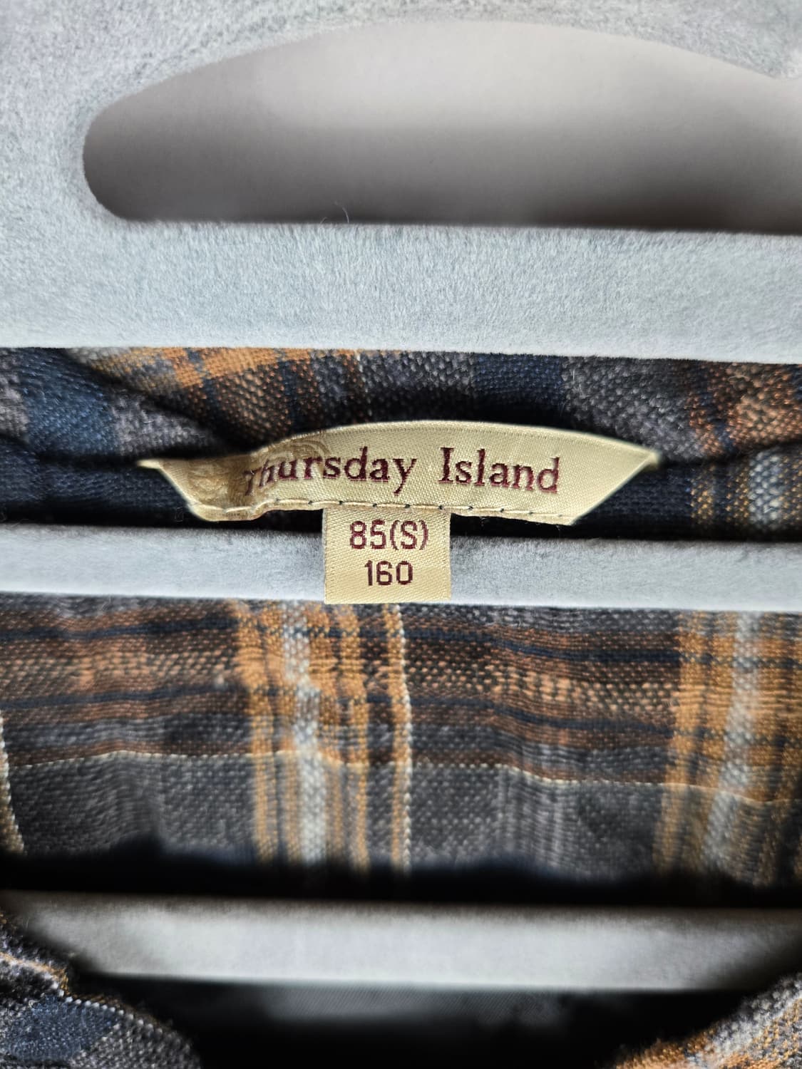 [무료배송]써스데이아일랜드 S 여성 8부소매 체크 원피스 상품이미지9