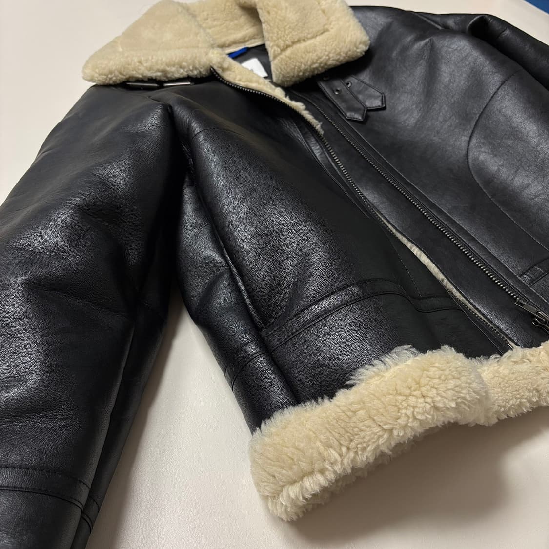 구호플러스 22 시어링 레더 무스탕 상품이미지6