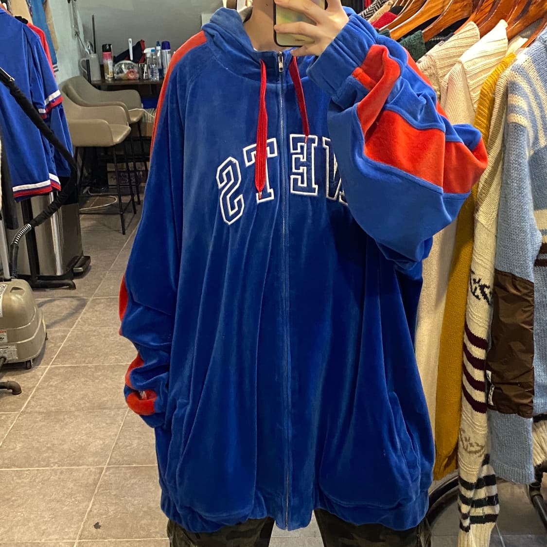 [NO.9] Hardwood classics  Reebok 벨벳 져지 상품이미지1