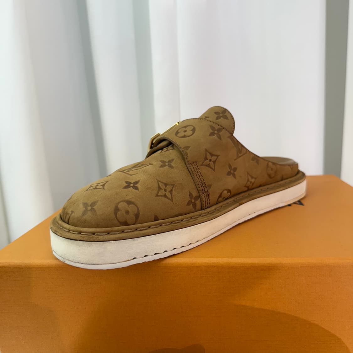 (8) 루이비통 LV 이지 뮬 모노그램 베이지  상품이미지4