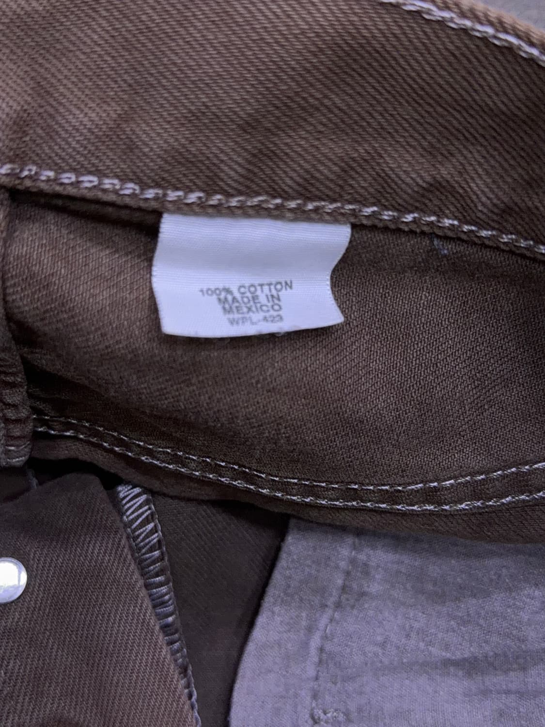 리바이스 501 00's 멕시코 메이드 빈티지 브라운 데님팬츠 32 상품이미지9