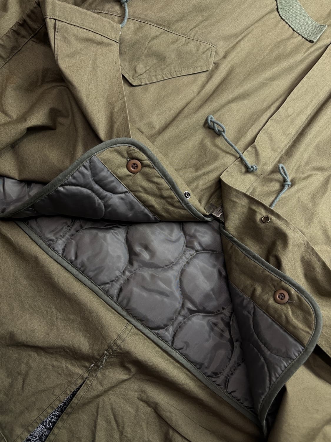 BECOME 미군 밀리터리 복각 M-65 피쉬테일 파카 2139 상품이미지4