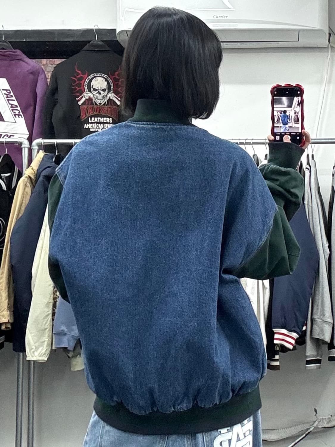 VTG MV Sport 데님 바시티 자켓 상품이미지4