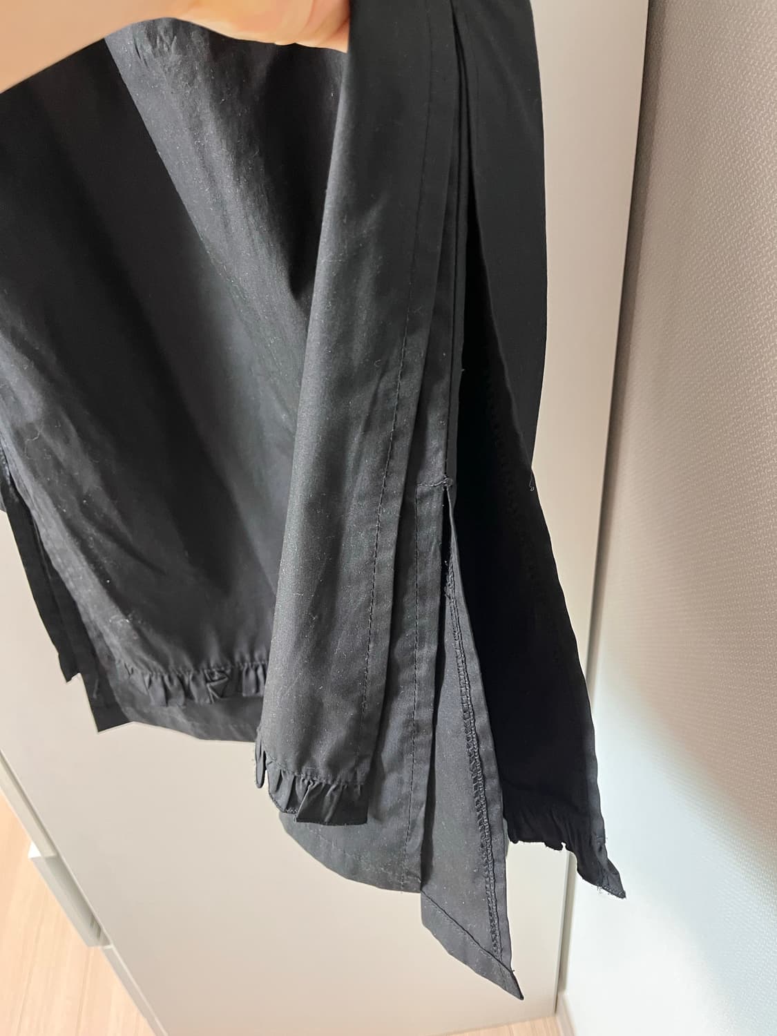 블랙 레이어드 스커트 상품이미지2