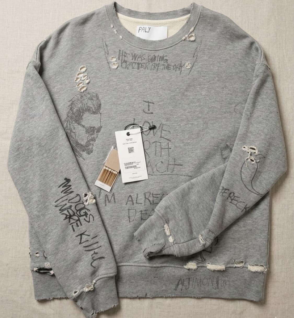 팔리할리우드 맨투맨 m사이즈 상품이미지1