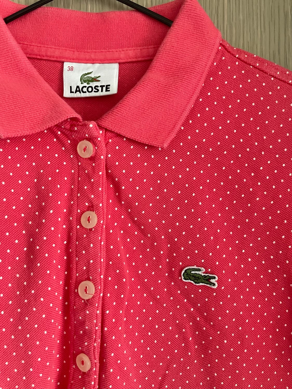 라코스테 키치 도트 핑크 pk  상품이미지1