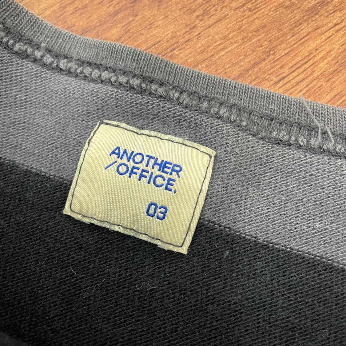 어나더오피스 스트라이프 반팔 상품이미지4