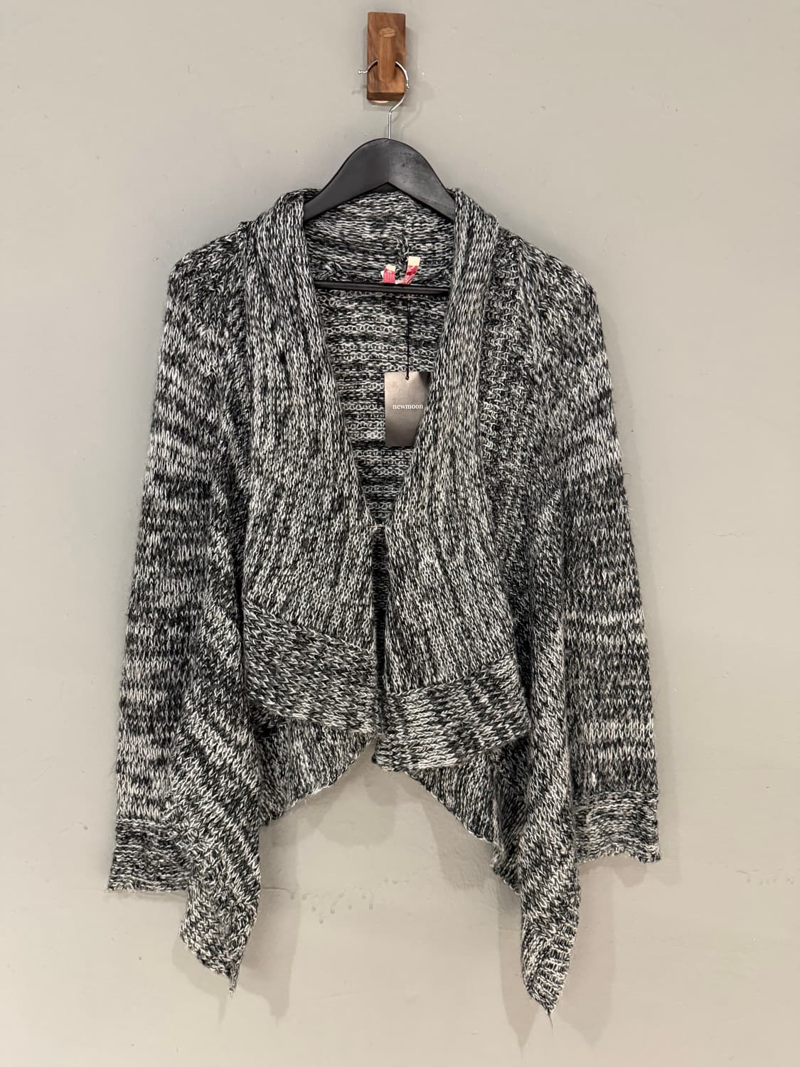 drape collar detail heather cardigan 상품이미지6