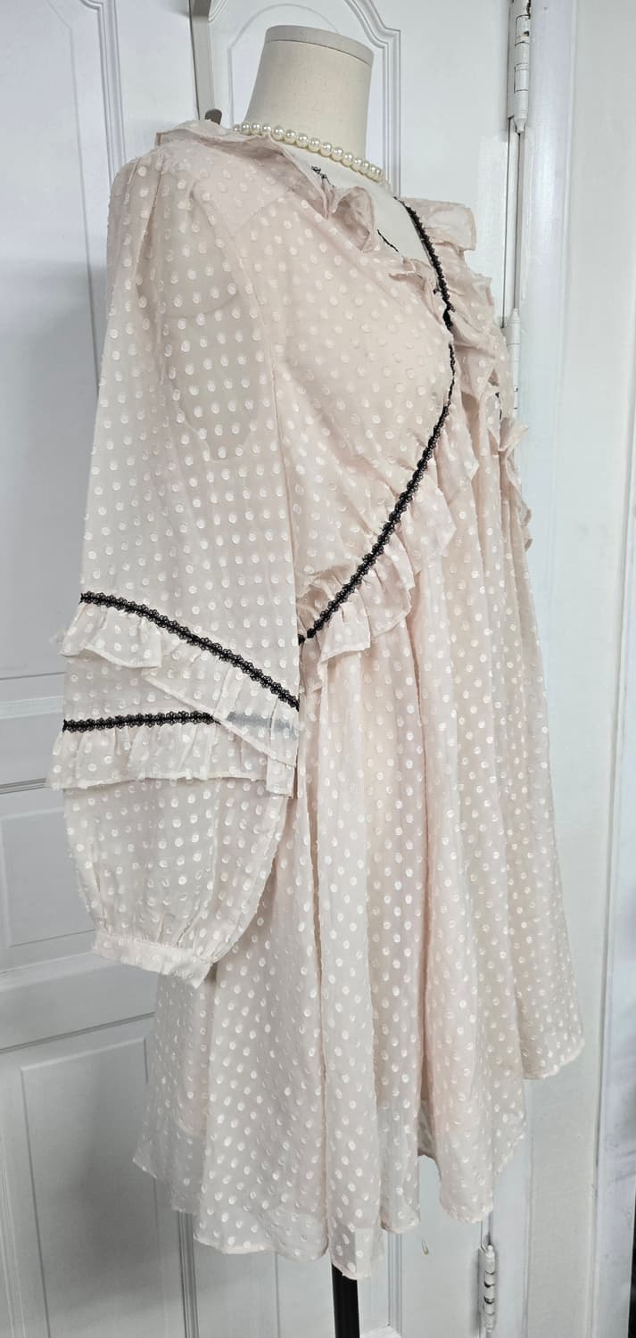 살롱드욘 쉬폰 프릴원피스 상품이미지4