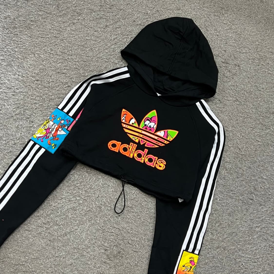 [우먼85] 아디다스x제레미스캇 크롭 후드티 상품이미지1