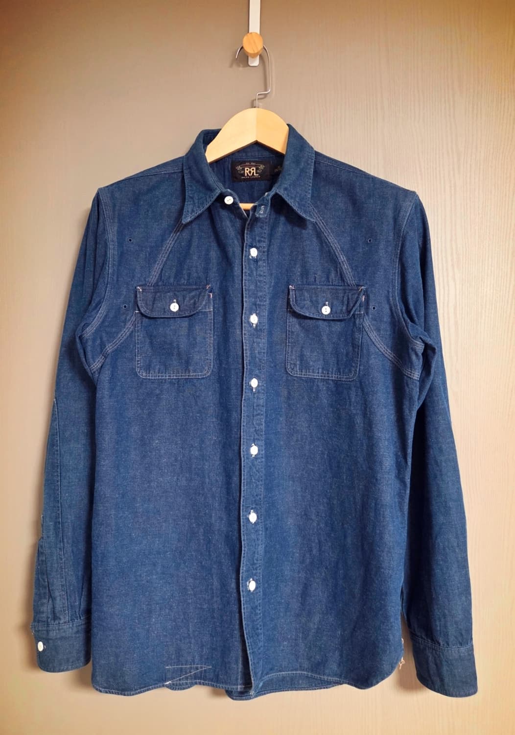 RRL 더블알엘 데님 셔츠 M 상품이미지1