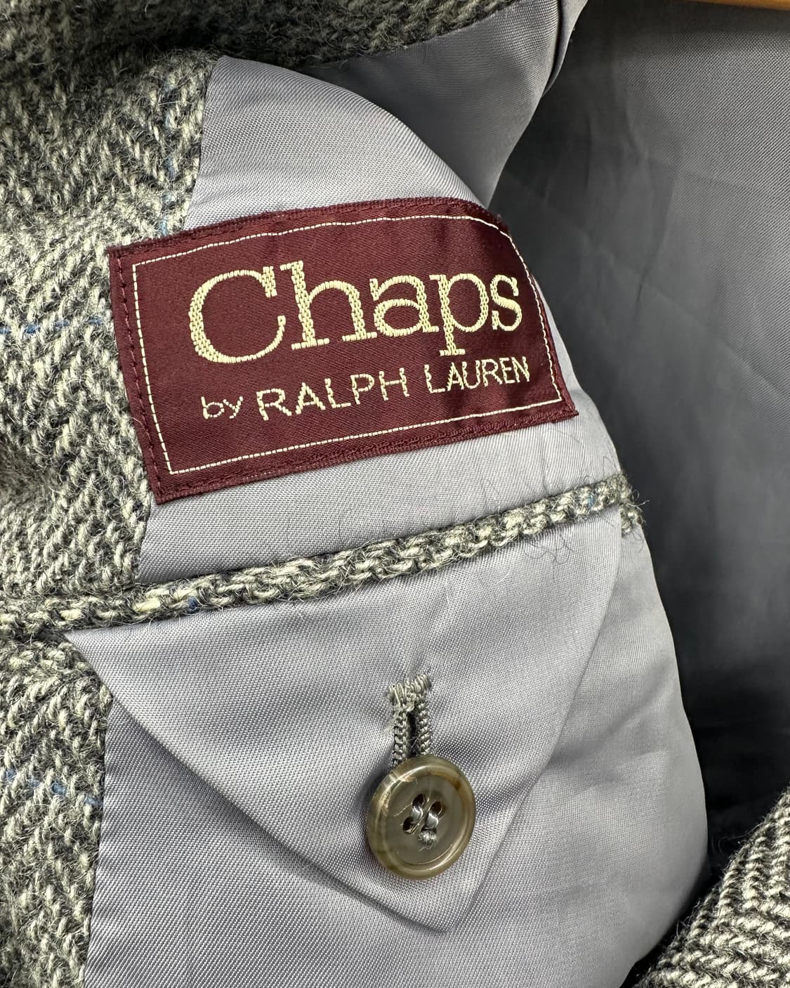 (S)90'S CHAPS 울 블레이져-M1385 상품이미지5