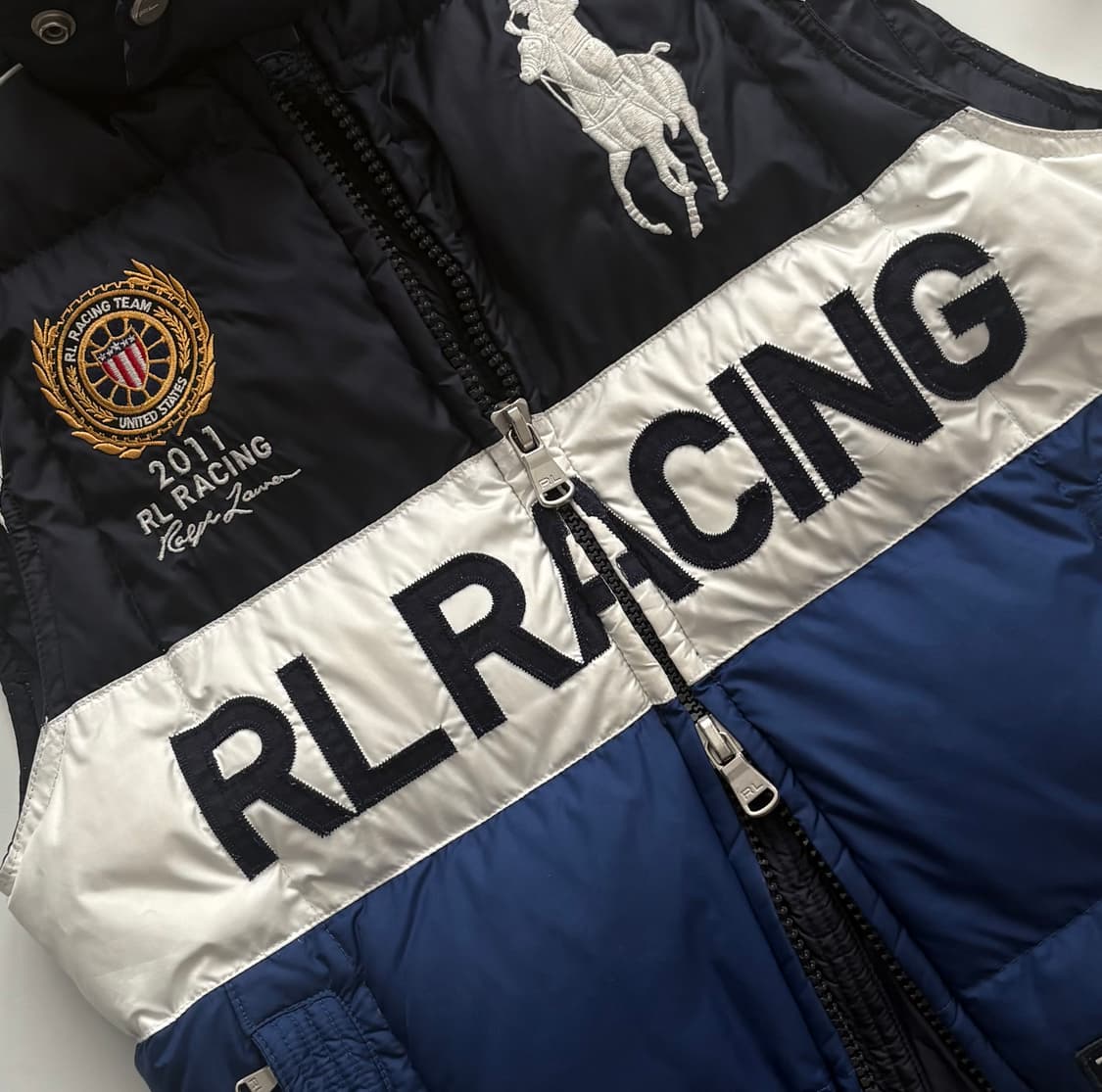 Polo 폴로랄프로렌 RL 레이싱 패딩 베스트 상품이미지3