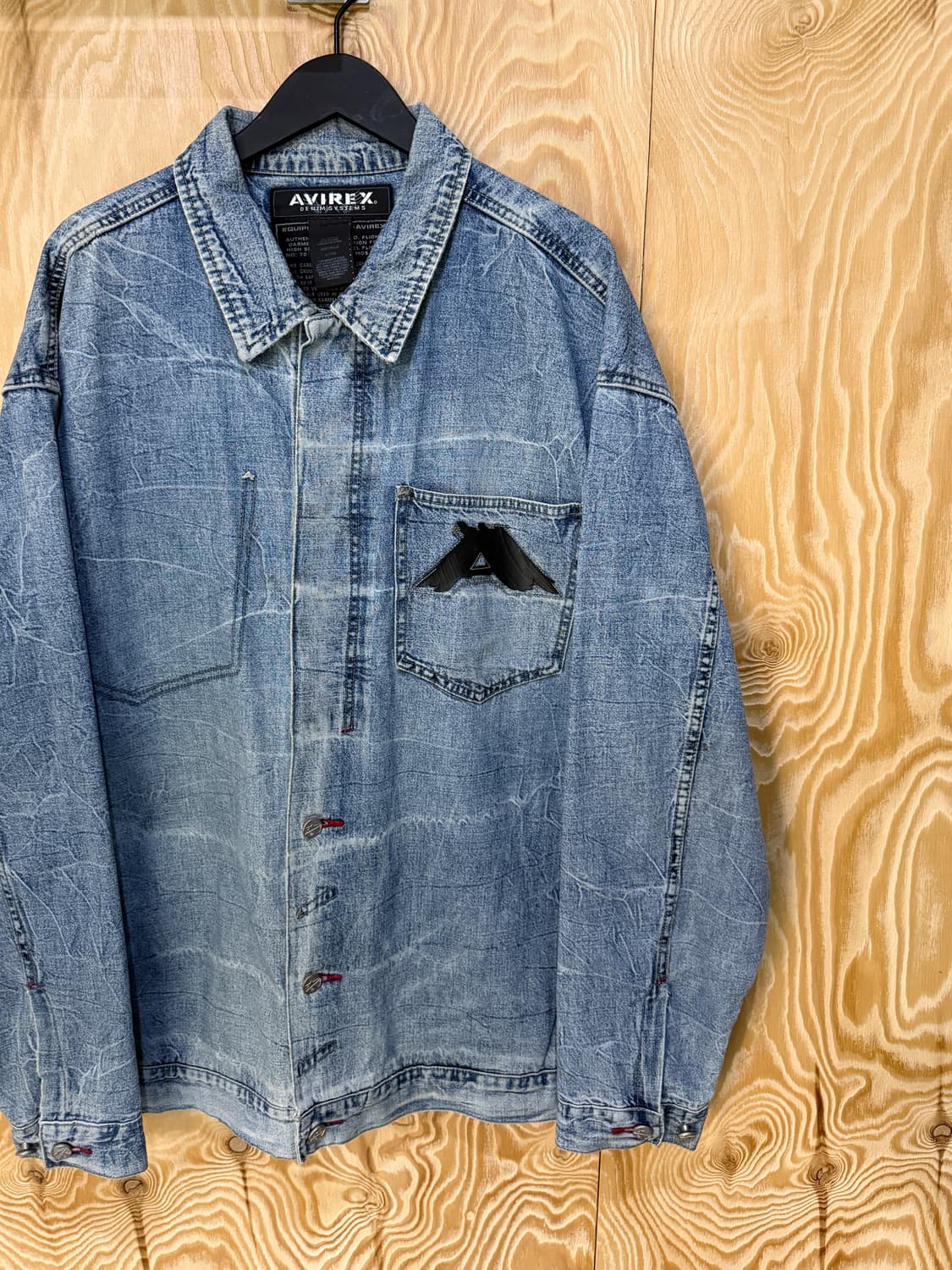 아비렉스 데님 시스템 데님 자켓 상품이미지3