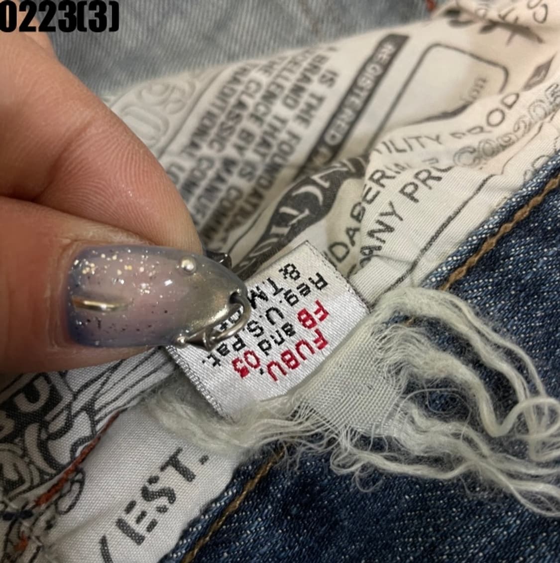 FUBU 카고 데님 팬츠 청바지 상품이미지4