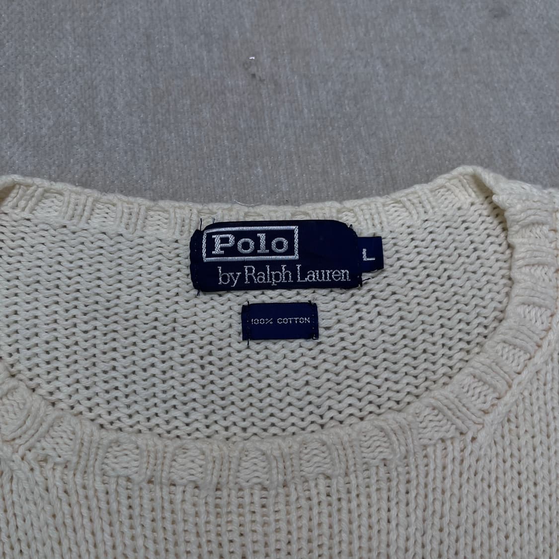 105 폴로 랄프로렌 일본판 코튼 니트 상품이미지3