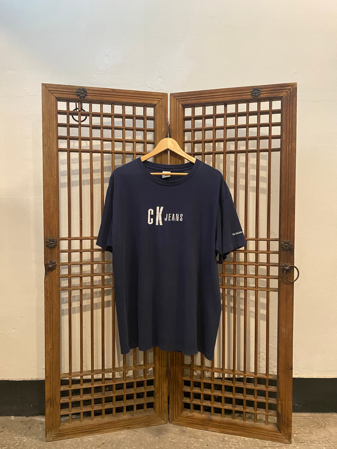 90S CK JEANS 자수 티셔츠 (USA) 상품이미지1
