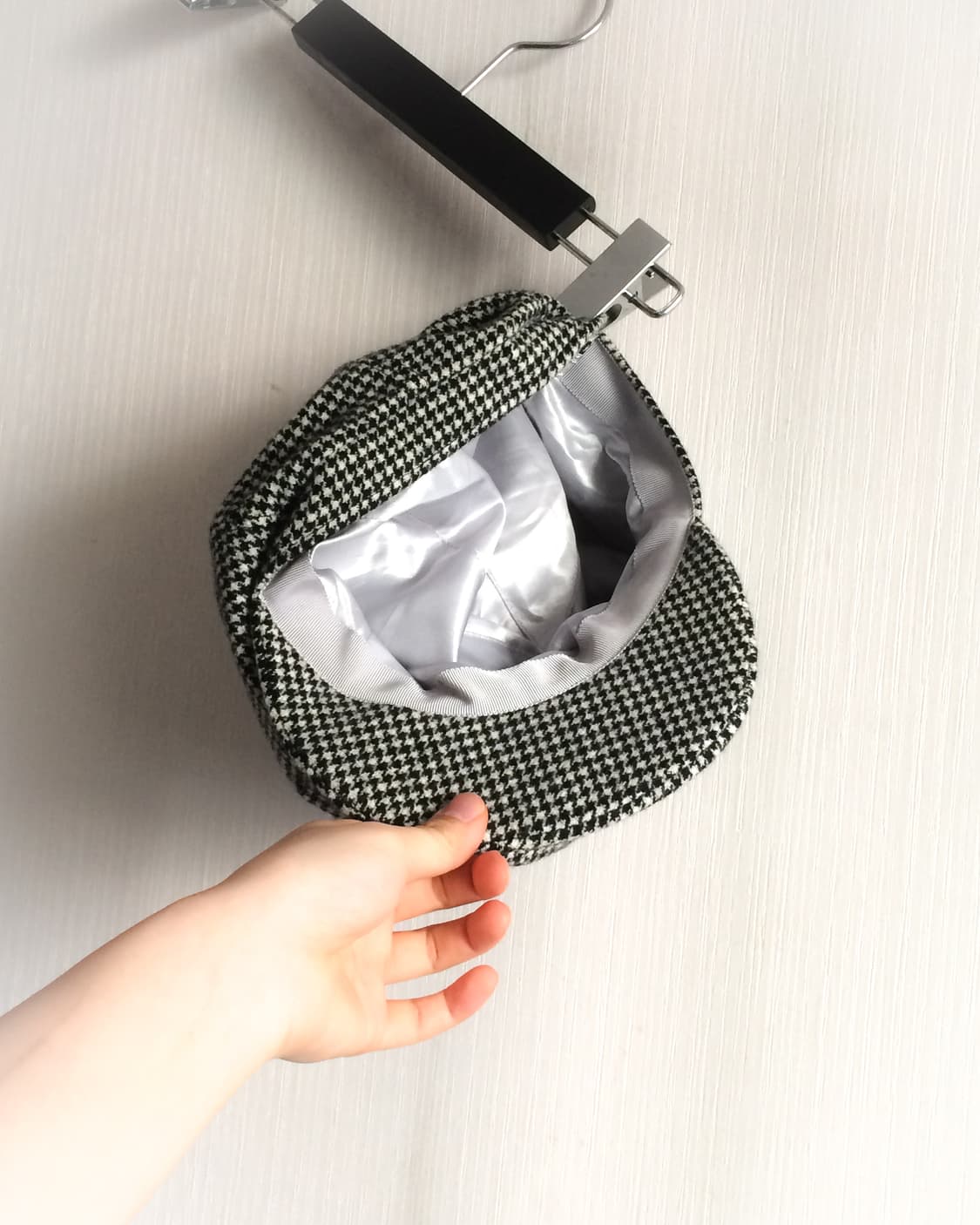 Hound tooth pattern newsboy cap 상품이미지7