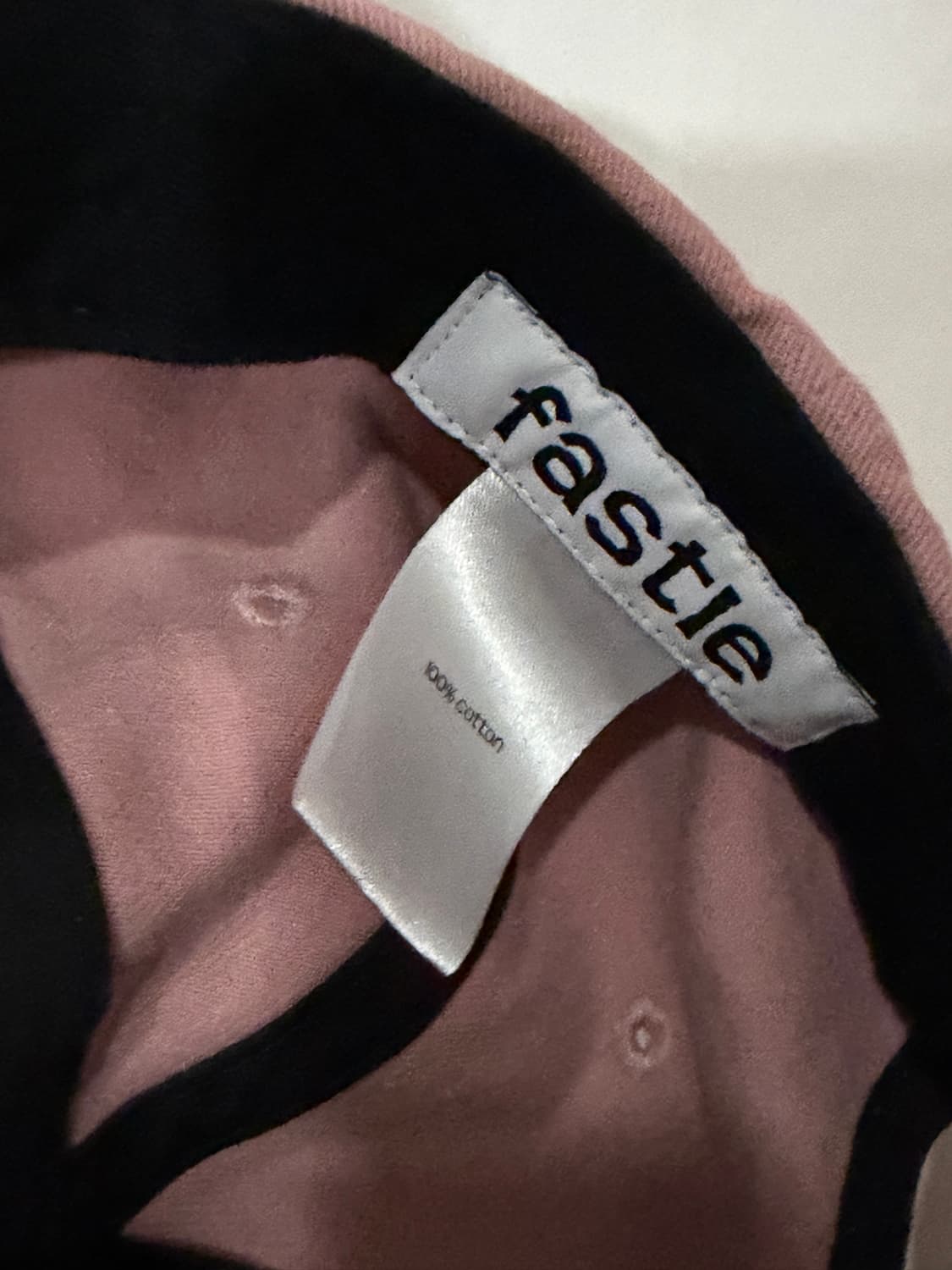 패슬(Fastle) F-Logo Washed Cap Pink  상품이미지2