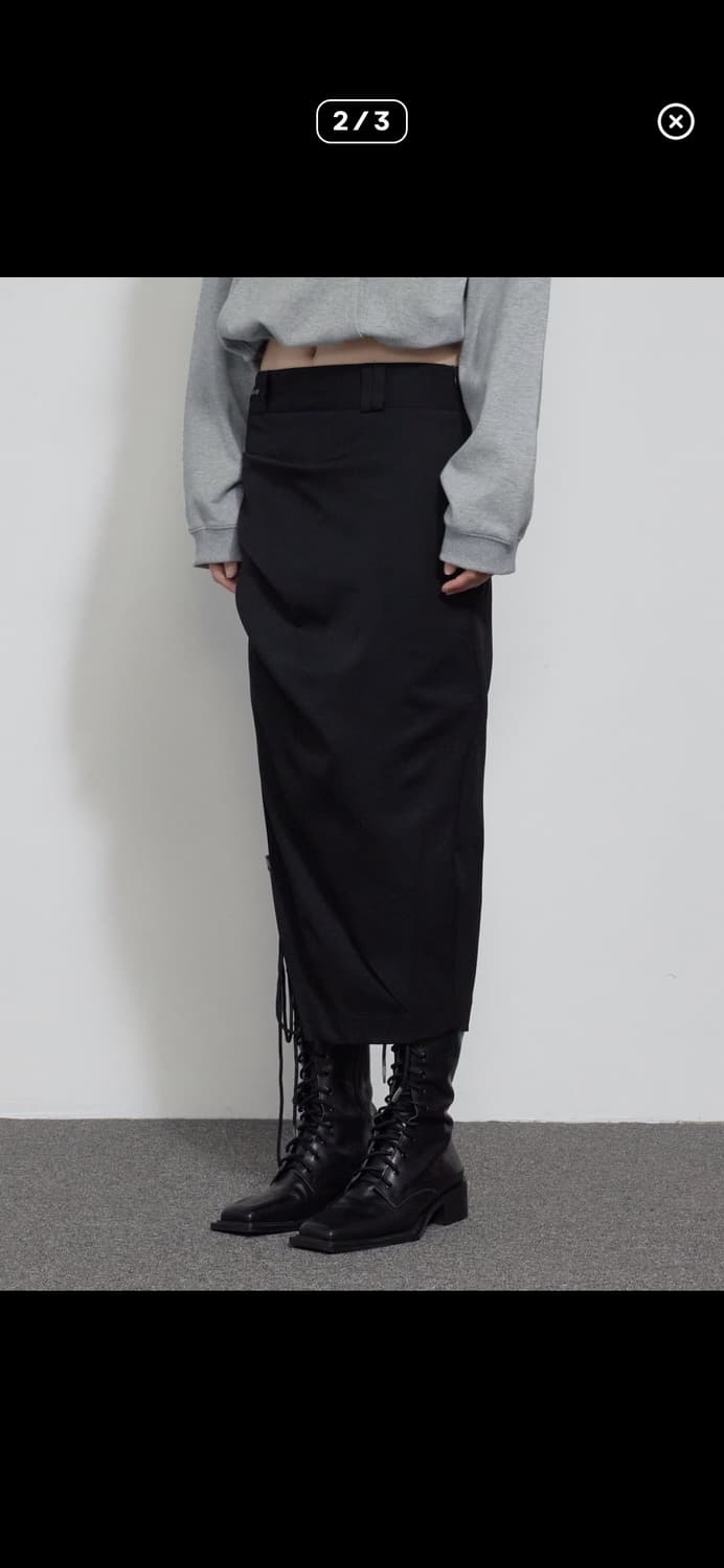 보헴서 SIDE TUCK PENCIL SKIRT 상품이미지3