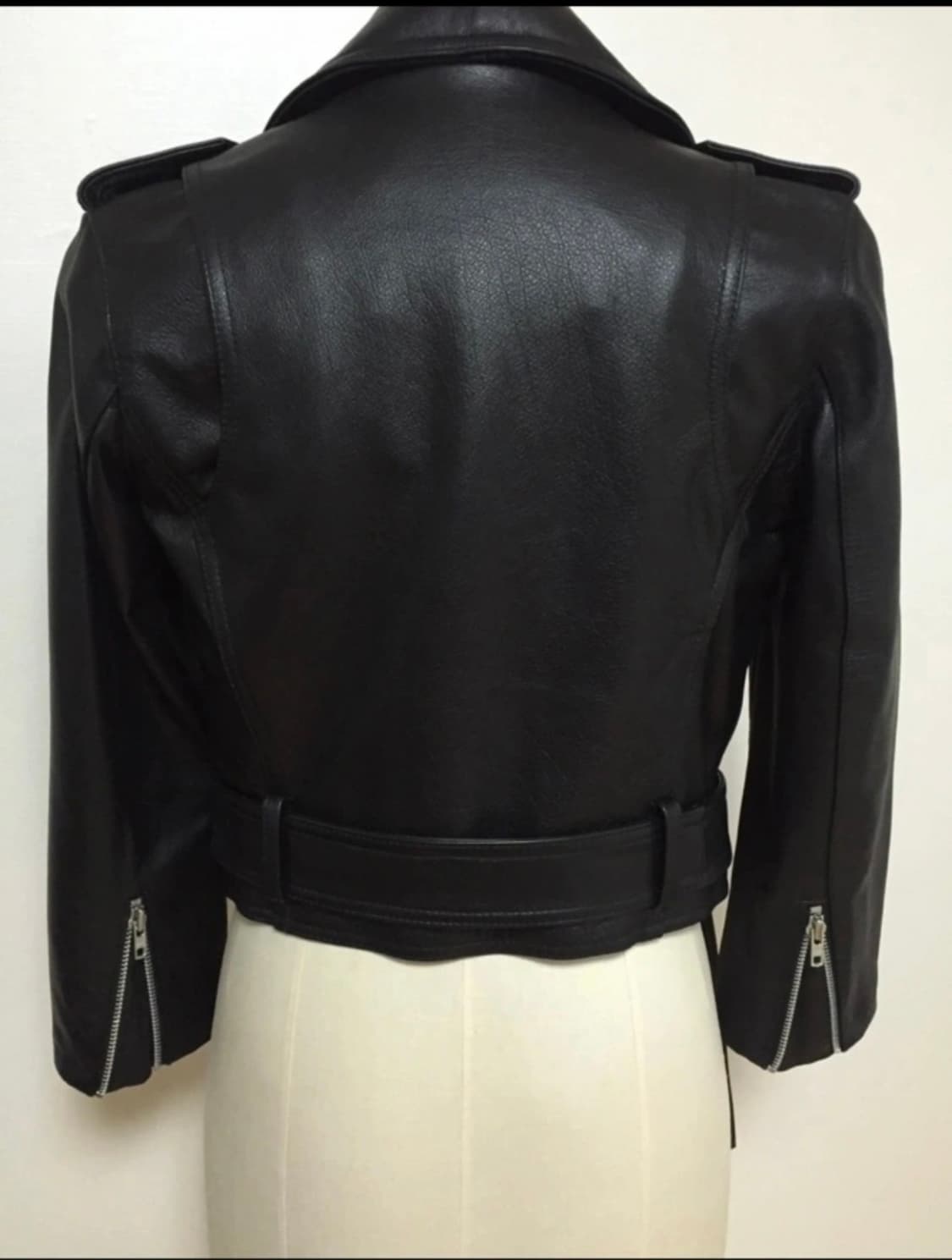 알렉사청 스타일 민스메르 가죽 자켓 상품이미지7