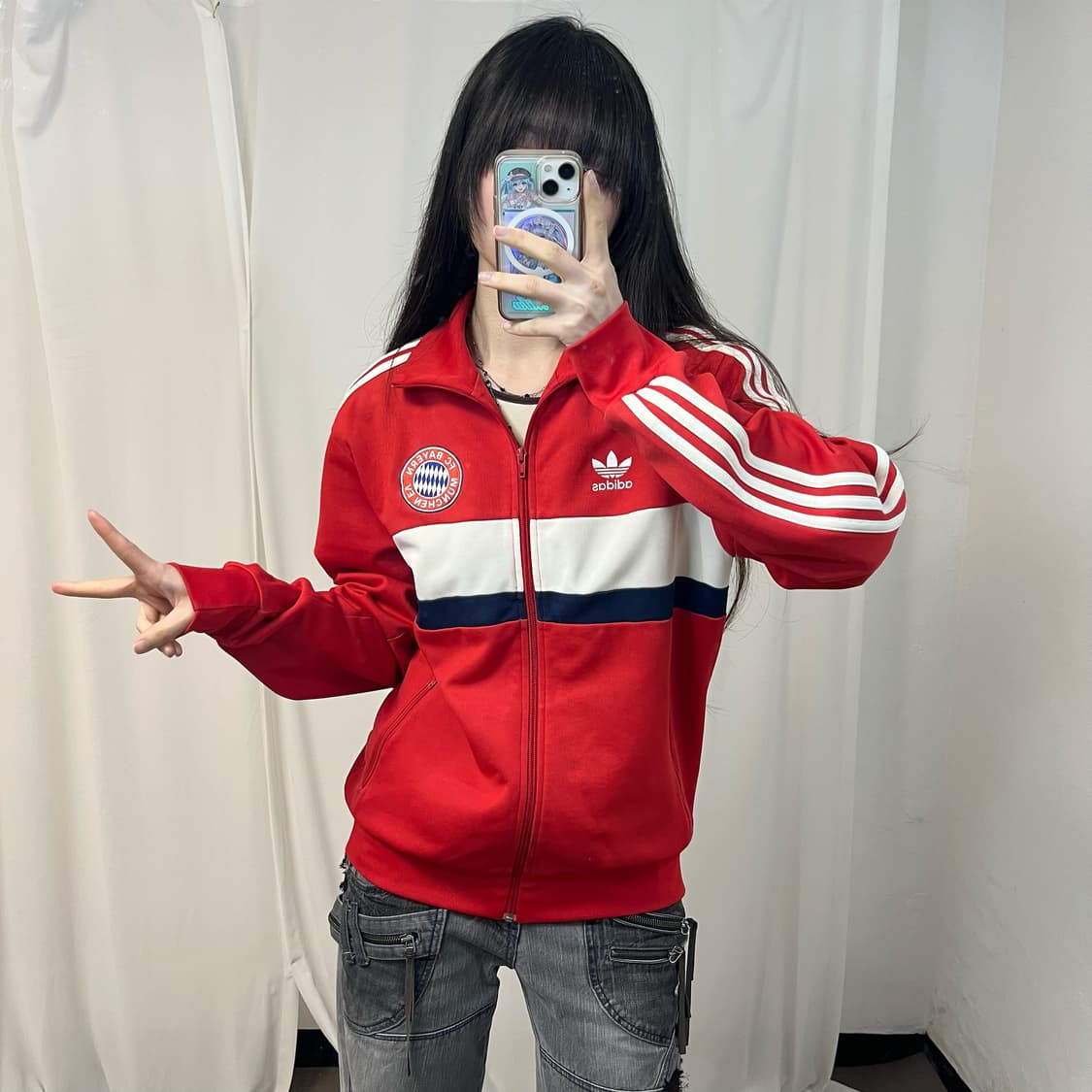 Adidas red Bayern Munich jersey  상품이미지2