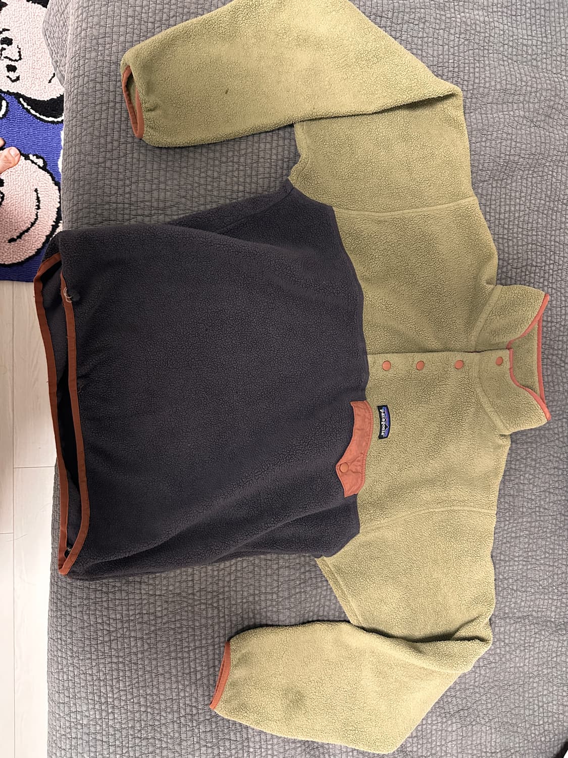 파타고니아 신칠라 카키 블랙 브라운 남자 S 상품이미지1