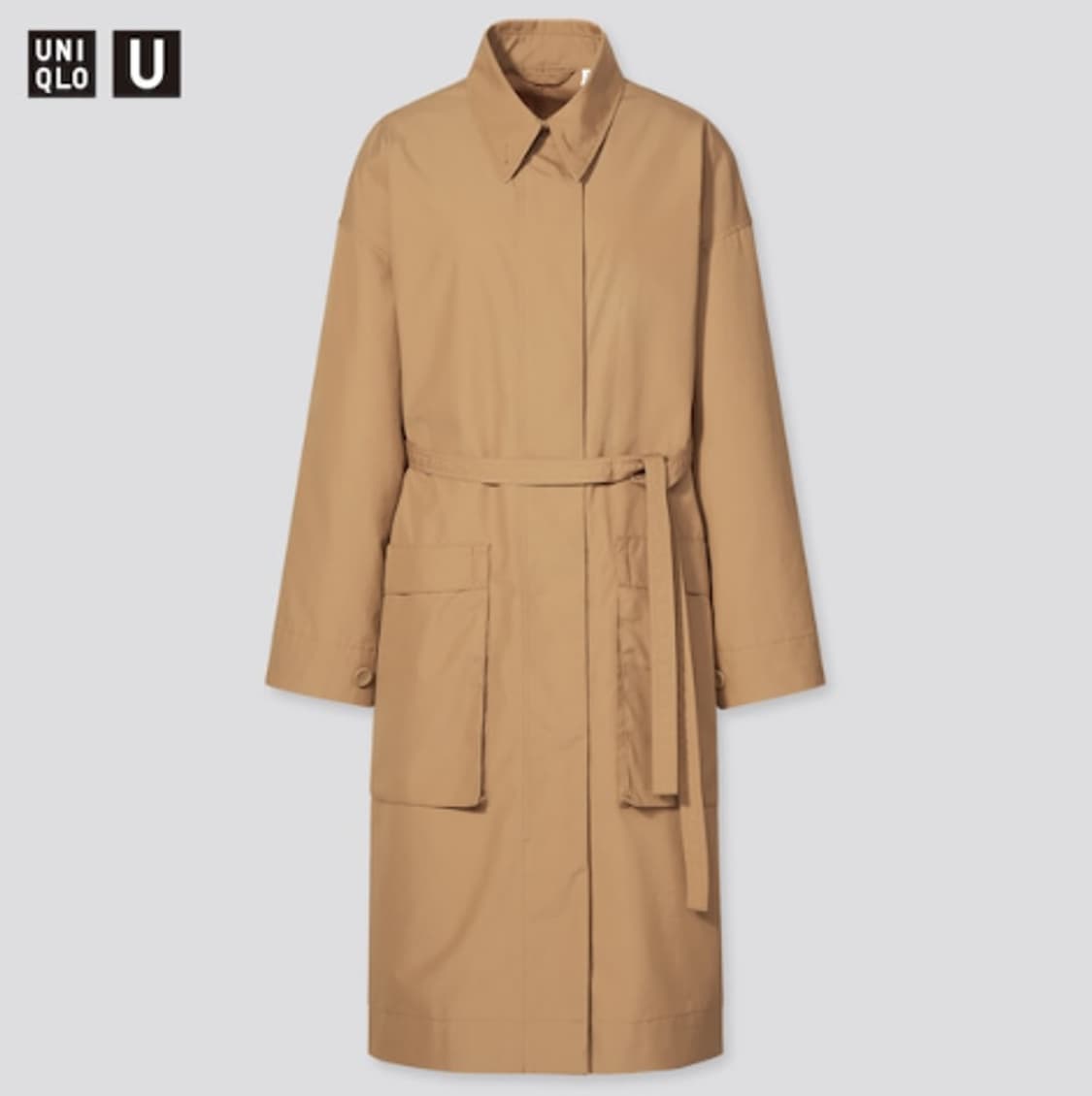 유니클로U 벨티드 롱코트 XL  상품이미지1