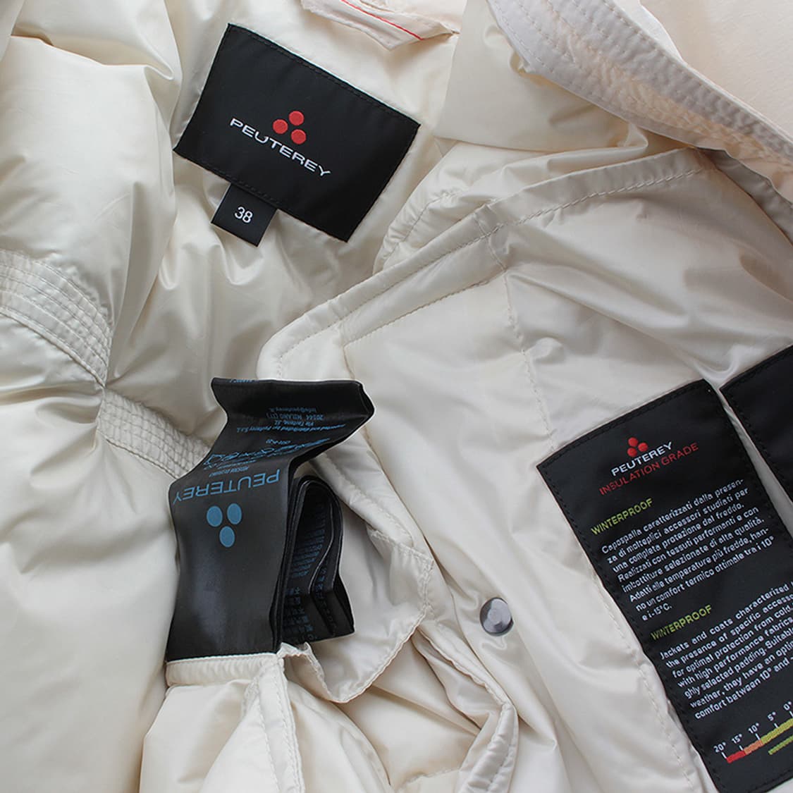 페트레이 라이트베이지 구스 다운 패딩 자켓 44 상품이미지4