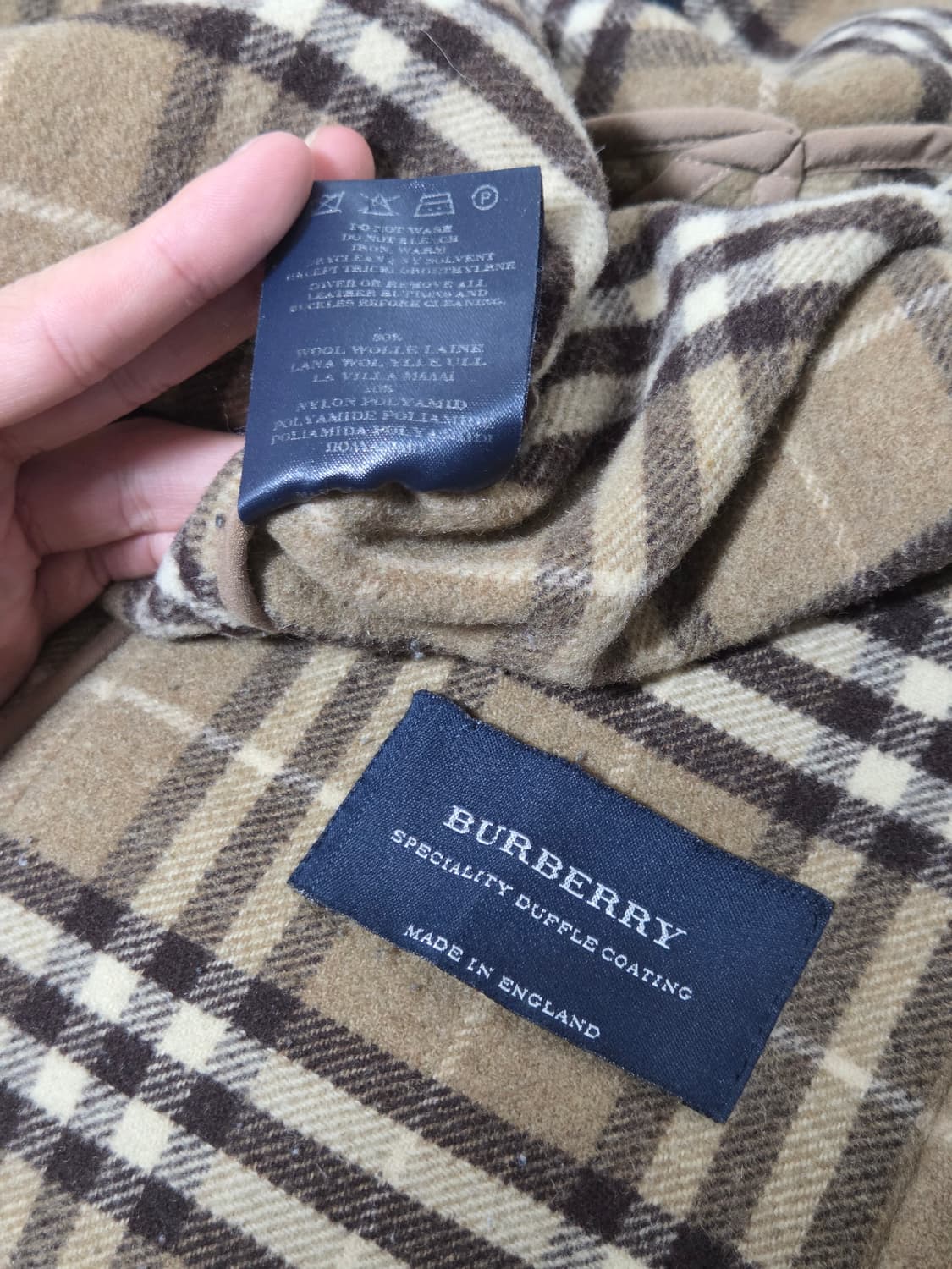 (정품) [버버리] 스페셜티 울 더플코트 | 00045 상품이미지4