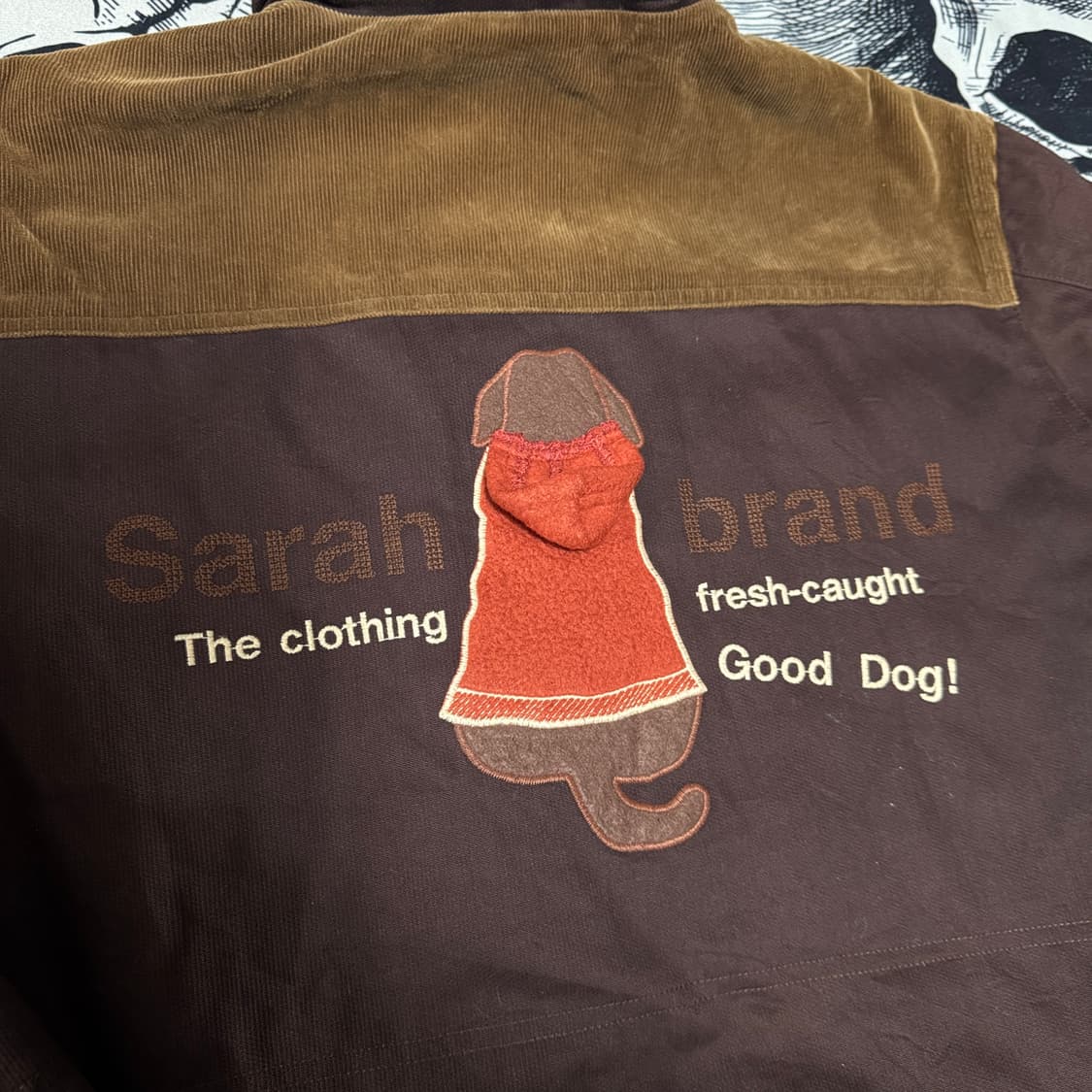 일본 빈티지 sarah brand 댕댕이 자켓 2사이즈  상품이미지1