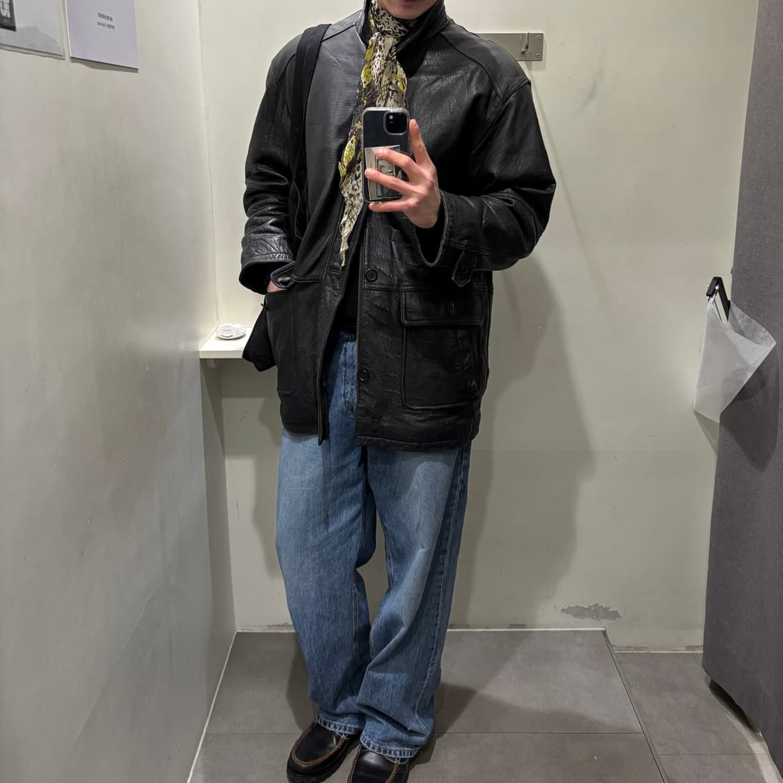 vtg lambskin pc carcoat 상품이미지2