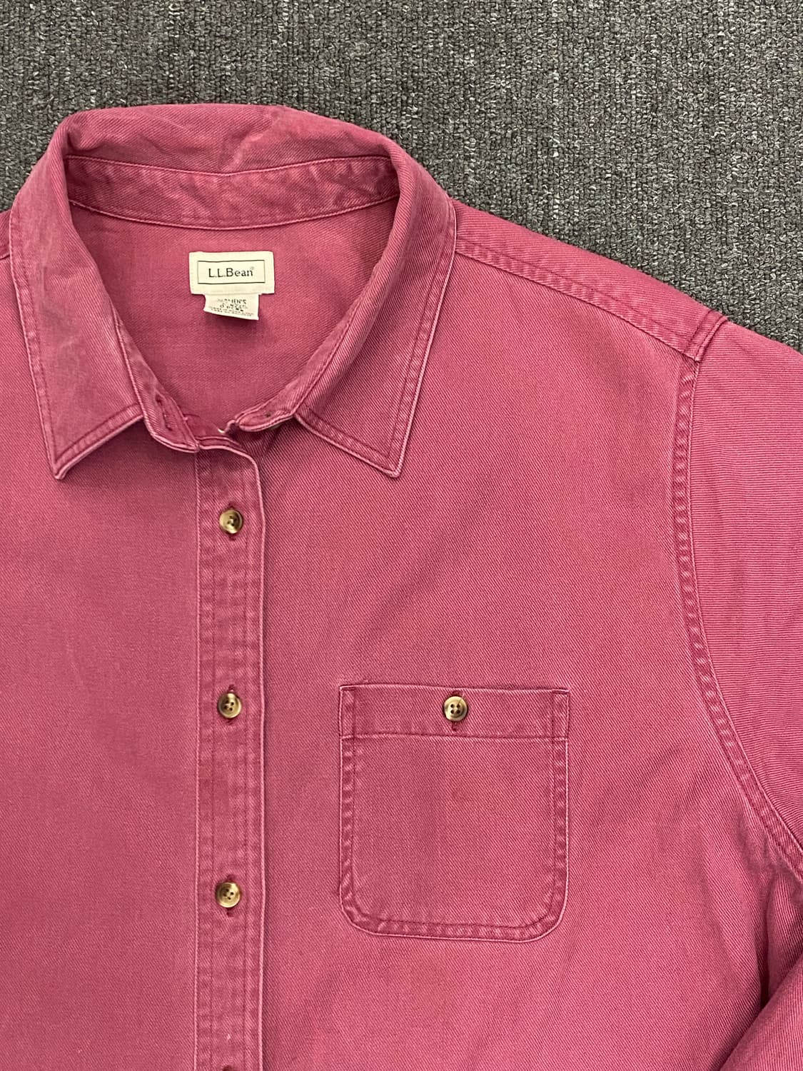 L.L.bean 핑크 코튼 셔츠 상품이미지6