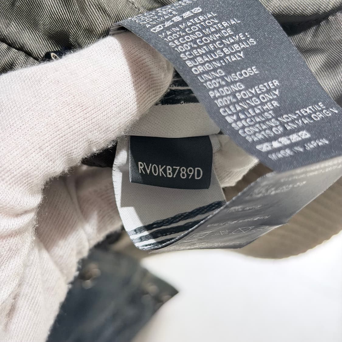 (A+/M) / 셀린느 데님 루즈 트리옹프 테디 트레일 워시 자켓 상품이미지4