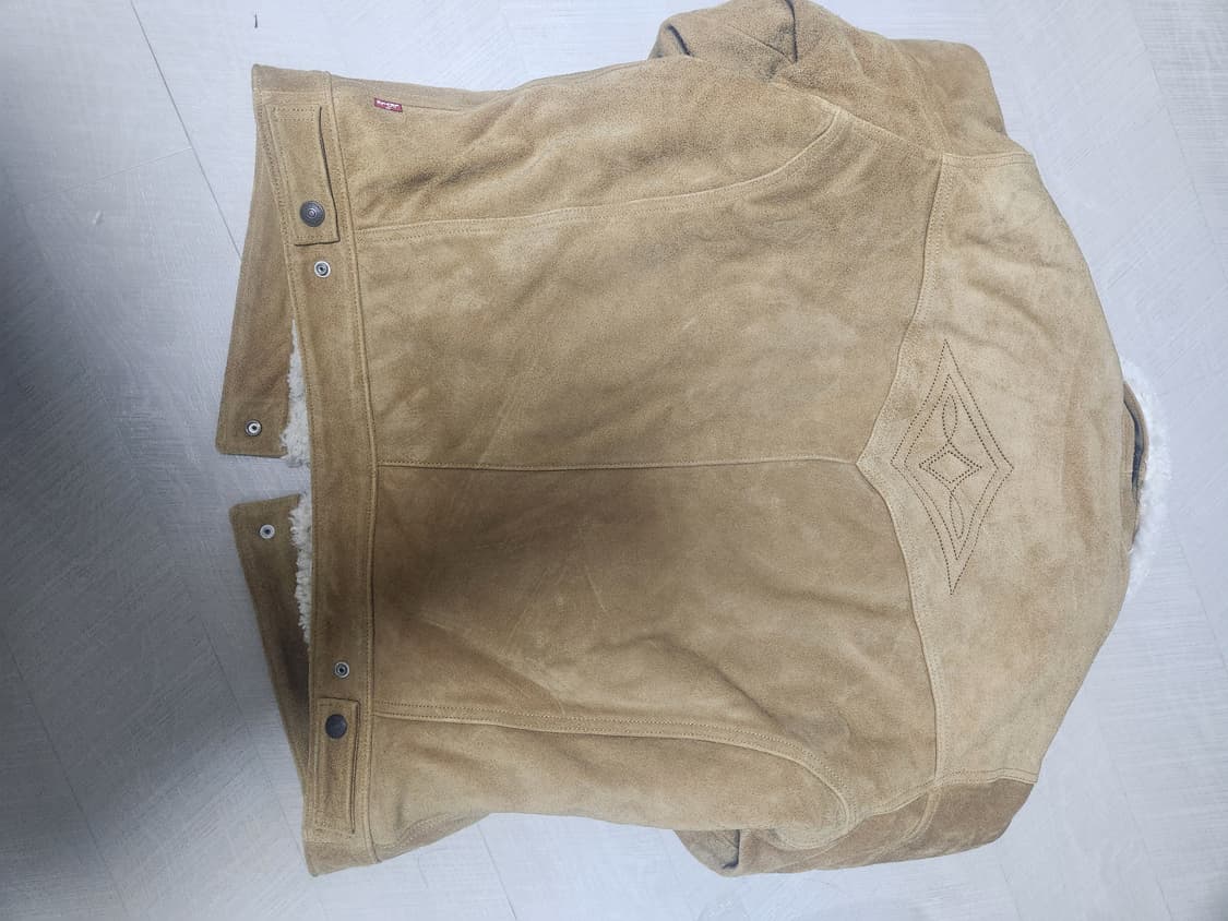 리바이스 웨스턴 스웨이드 쉐르파 자켓 M 상품이미지2