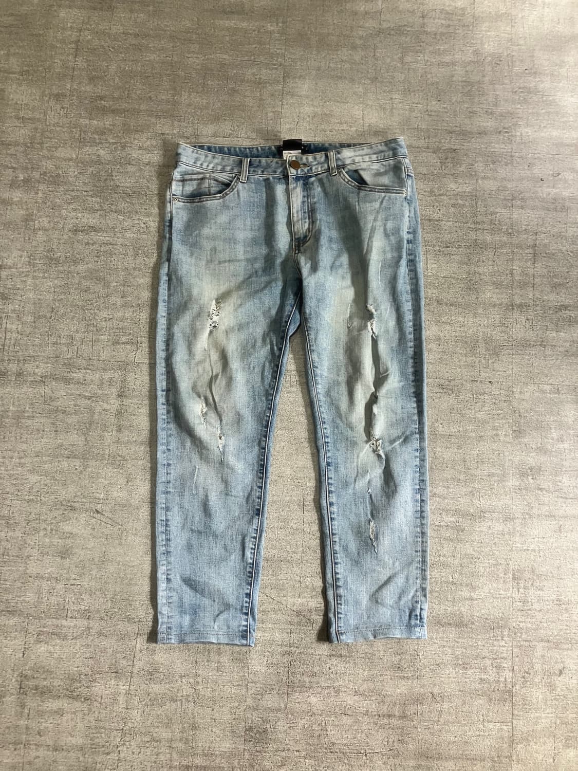 D&G 돌체앤가바나 레이싱 데미지 데님팬츠 청바지 상품이미지1