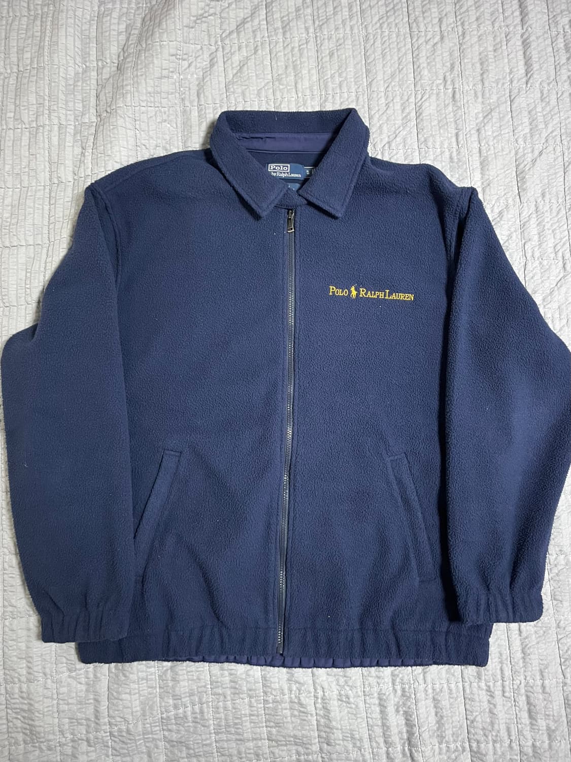 폴로 랄프 로렌 x 빔즈 네이비 앤 골드 컬렉션 플리스 자켓 다크 네이비 상품이미지1