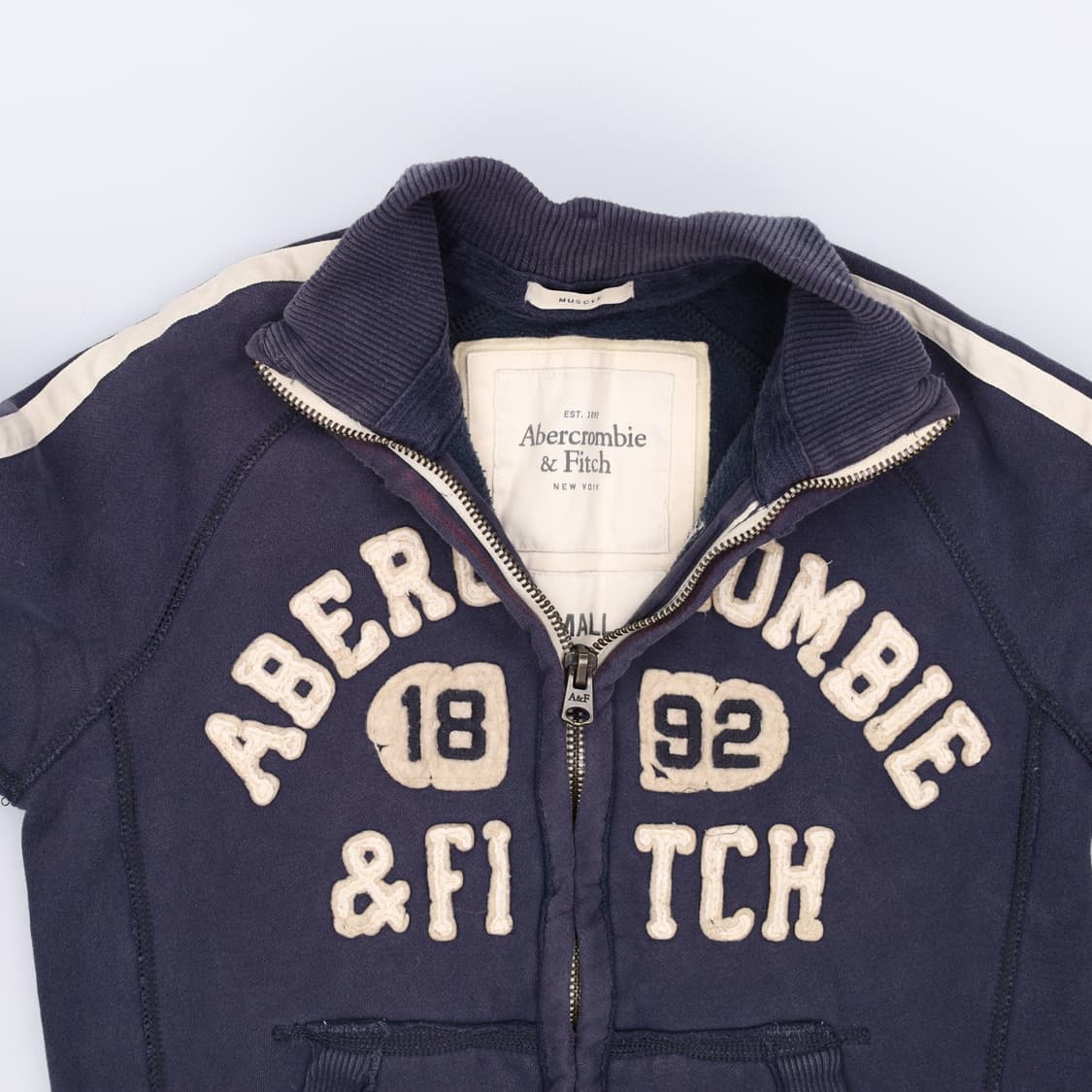 [S] 아베크롬비 여성 기모 아치 로고 집업 자켓 0106J 상품이미지4