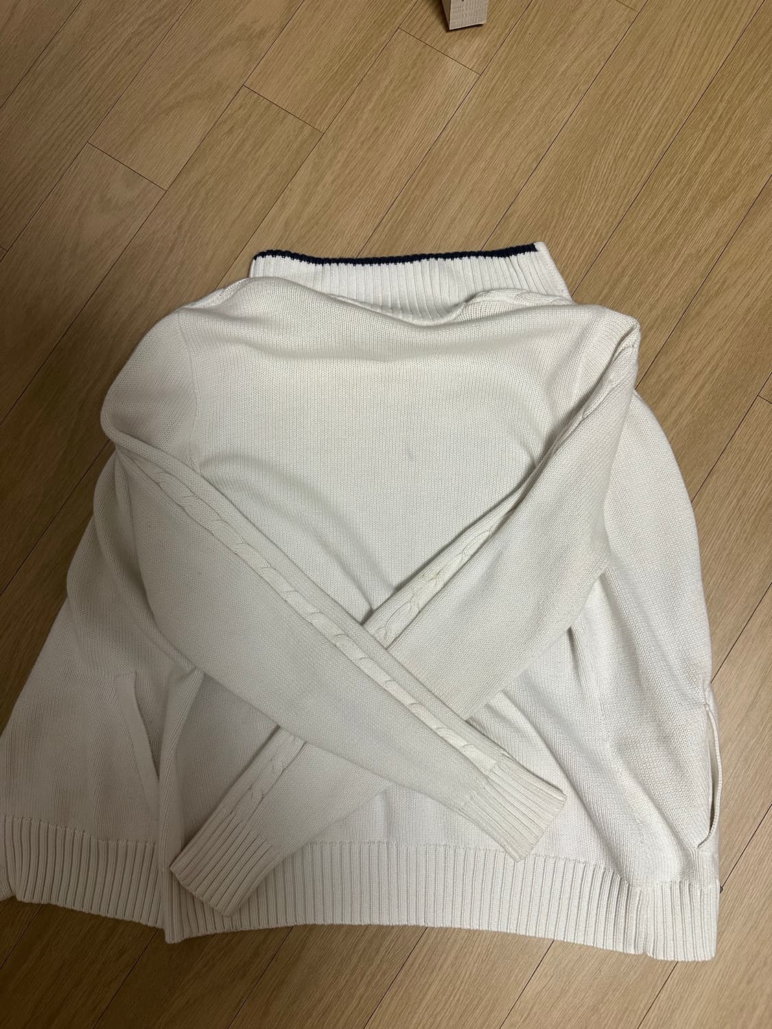 폴로 니트집업 상품이미지2