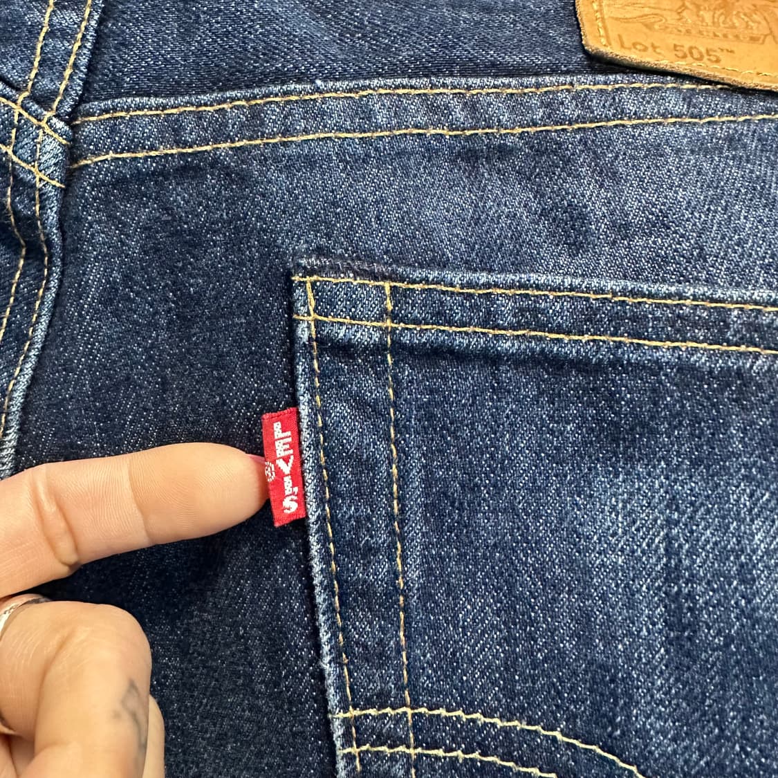 리바이스 프리미엄505 빅E 레귤러 팬츠(32~) 상품이미지9